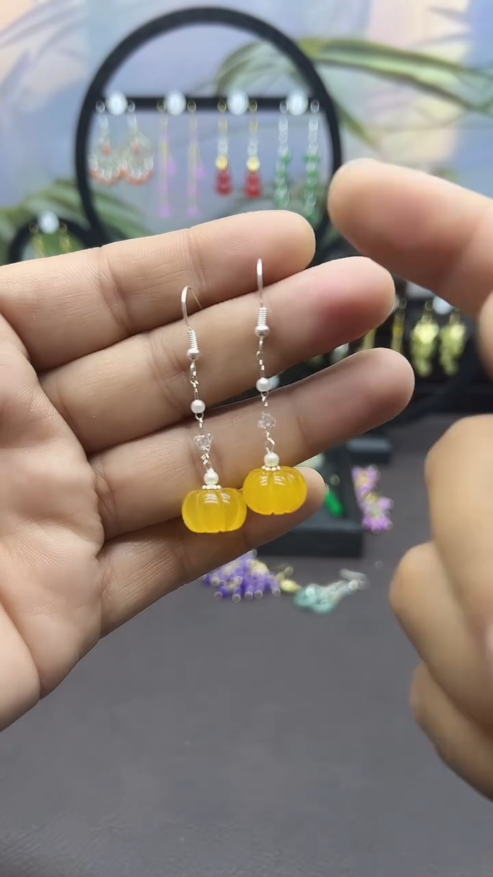 未镶嵌耳饰玛瑙/玉髓215