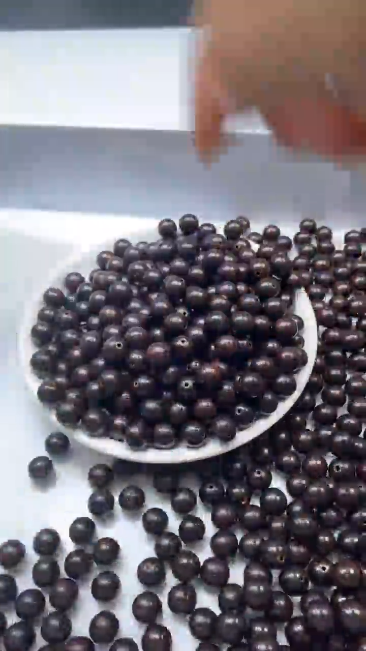 檀香木散珠W995-小叶紫檀8mm*25颗