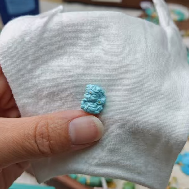 雅致家绿松石手工百搭（多样性发其一）绿松石雕刻件