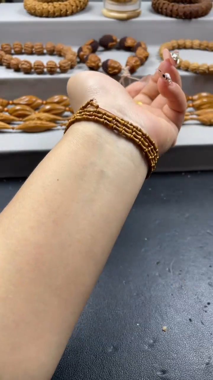 手串橄榄核111竹节