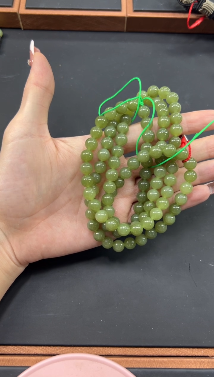 【闪购商品】和田玉项链未镶嵌若羌微色差卡8长链