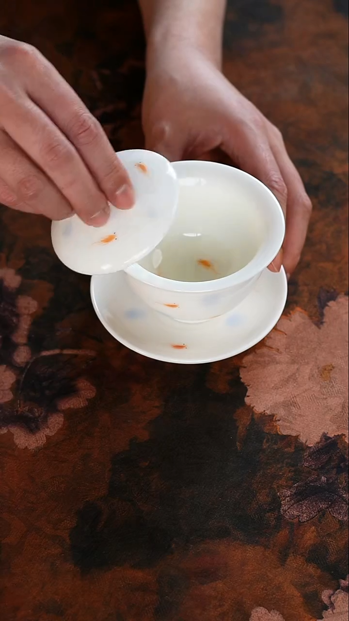 [徐福坤老师]小鱼吉祥盖碗