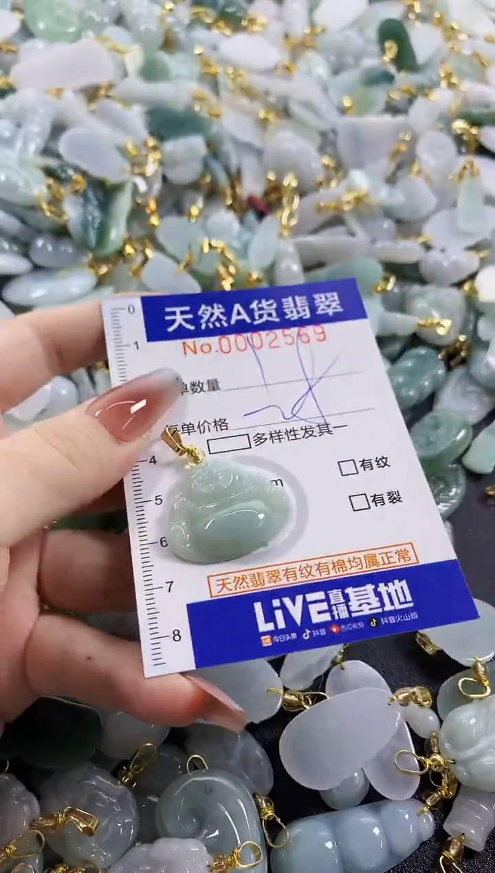 颈饰未镶嵌翡翠天然A货翡翠