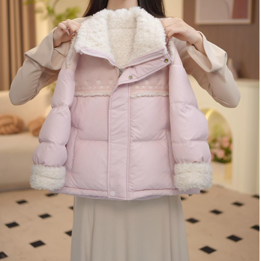 boboe/波波鹅【新国标绒】波波鹅儿童羽绒服女童洋气加厚羽绒服