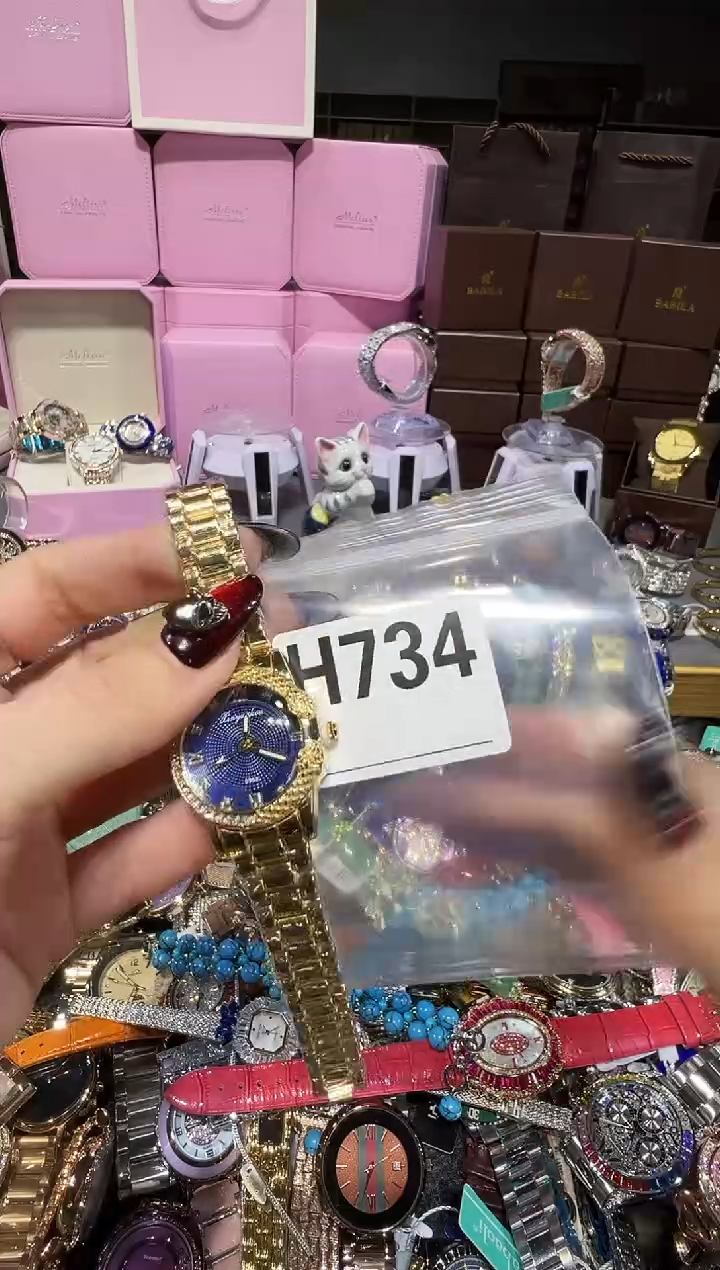 石英机芯不锈钢不锈钢直播定闪专用