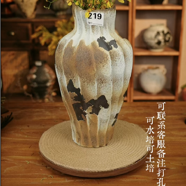 219景德镇手工陶瓷花瓶花器摆件