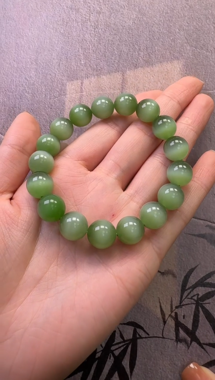 【闪购商品】和田玉（碧玉）手串未镶嵌手串