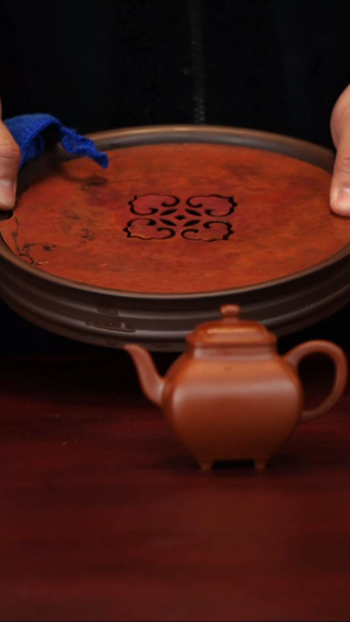 茶壶紫砂原矿高端紫砂--壶承+壶