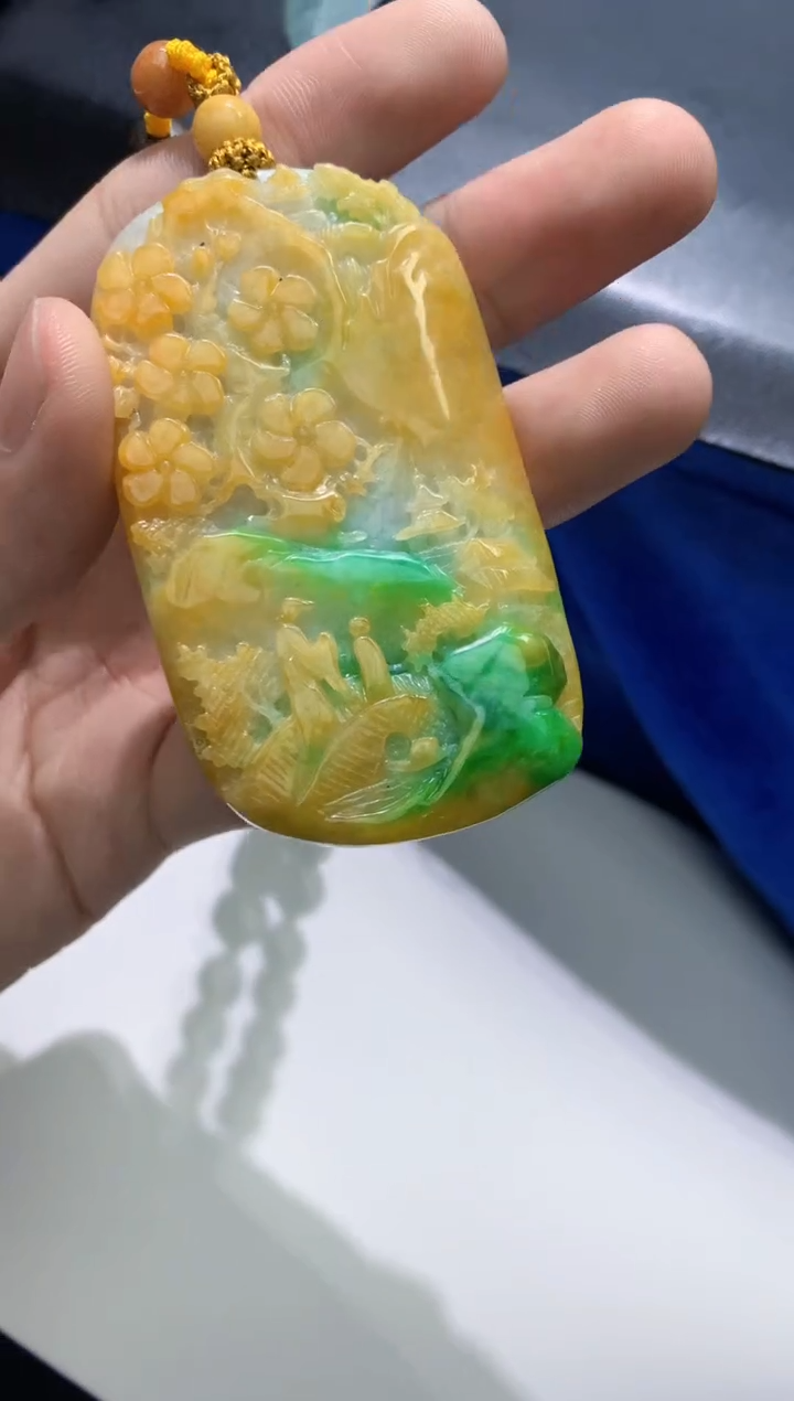 颈饰未镶嵌翡翠天然缅甸a货翡翠