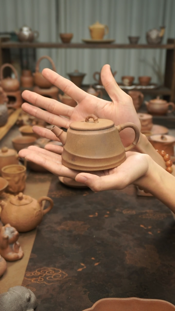 原矿料老岩泥  矮竹壶175ml