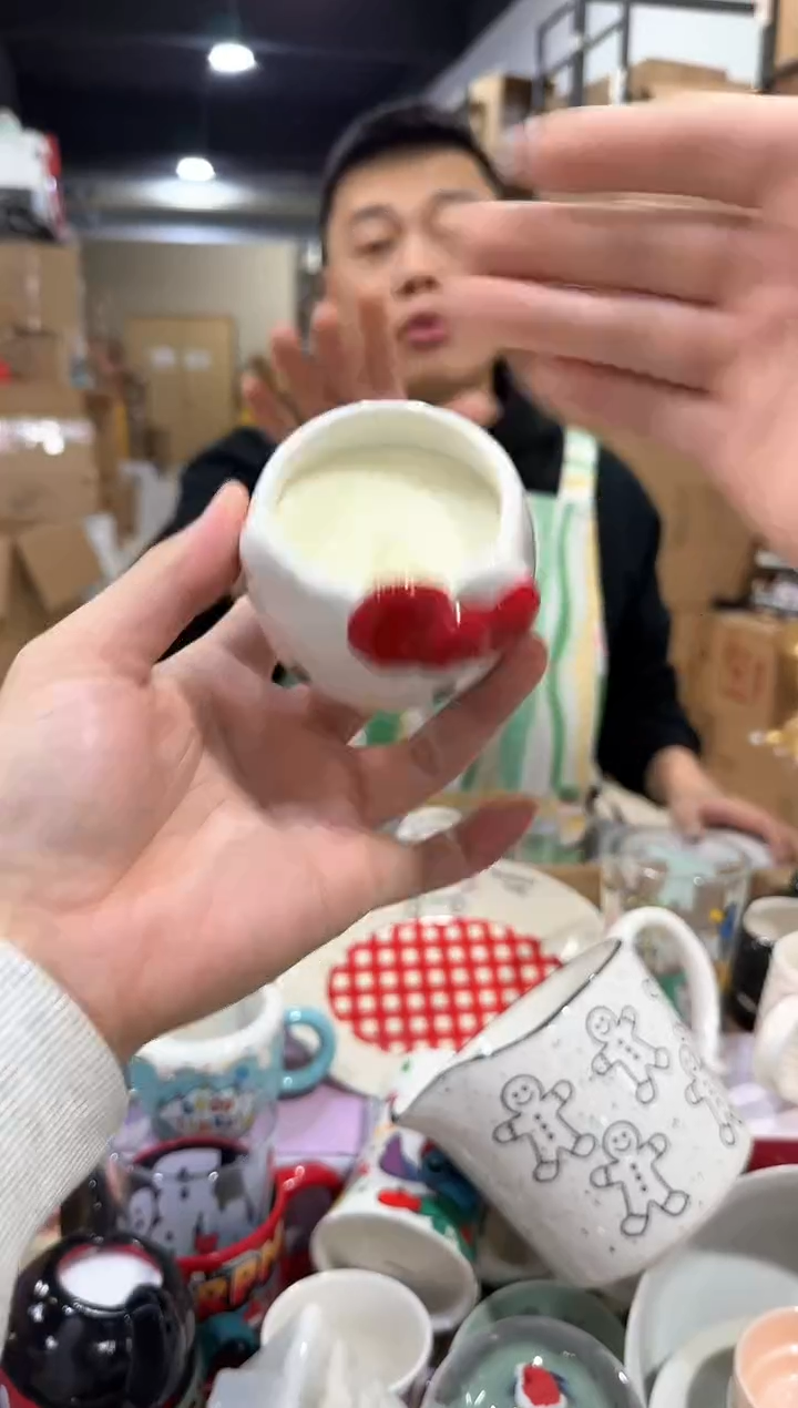 瓷片红色kt猫香薰