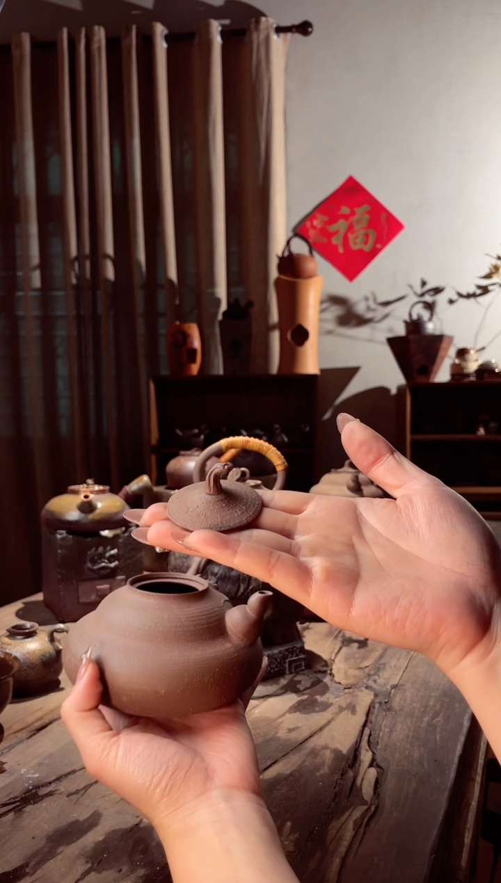 【闪购商品】壶紫金陶葫芦侧把壶叭叭叭