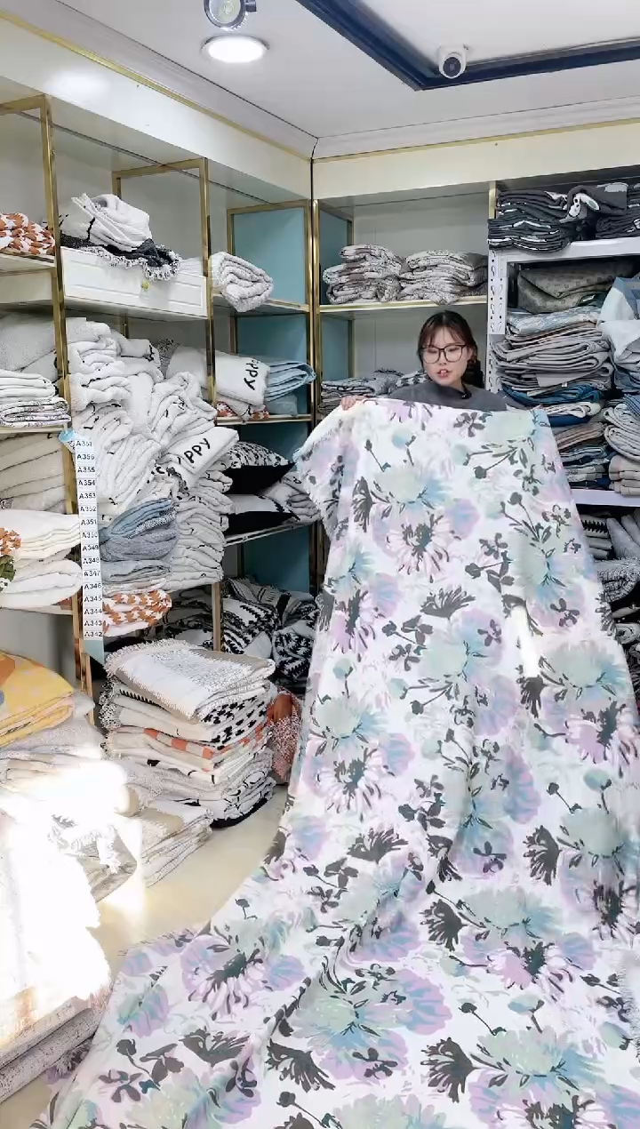 雪尼尔紫色花340