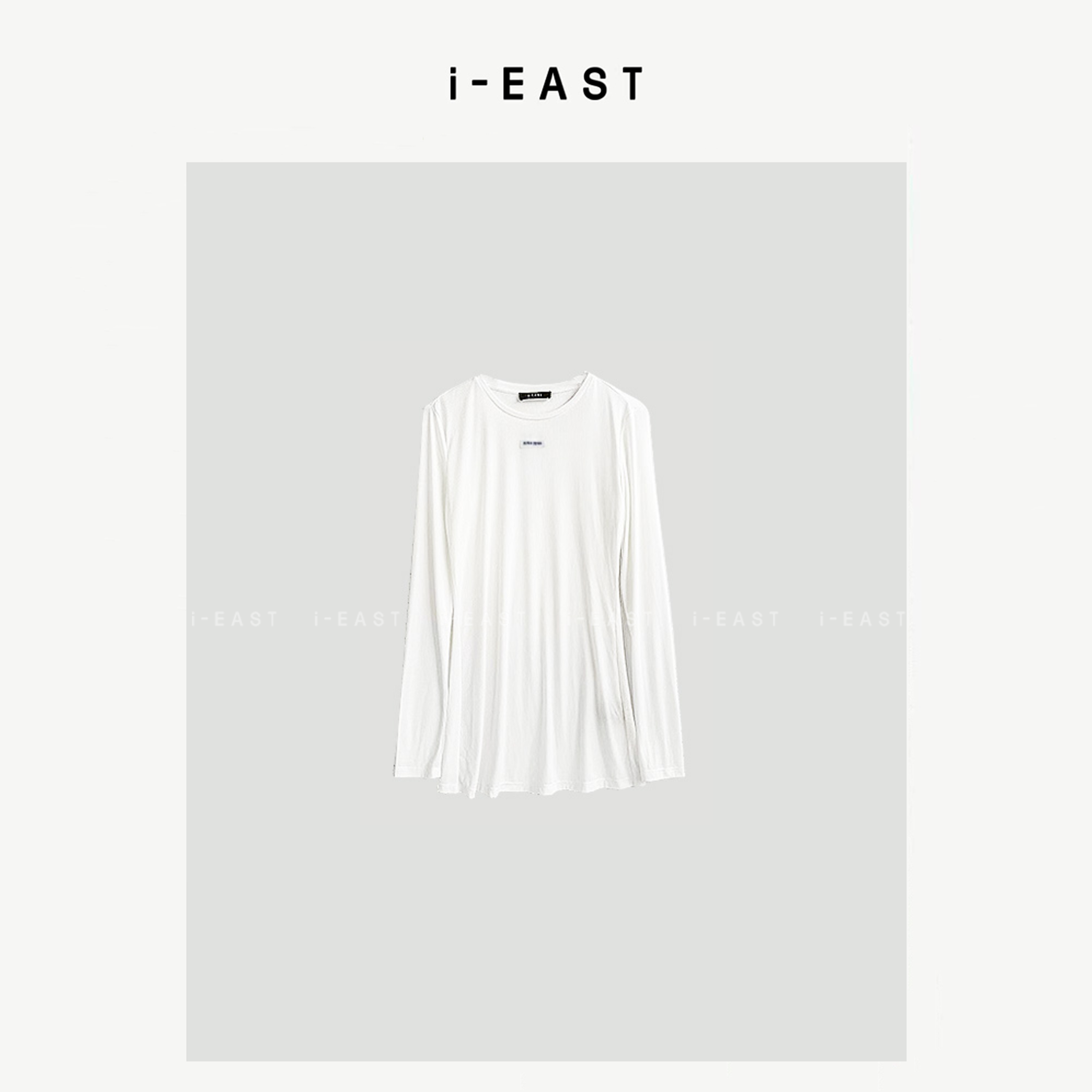 i-EAST 休闲至上~超百搭的面膜长T恤上衣-4C 24079