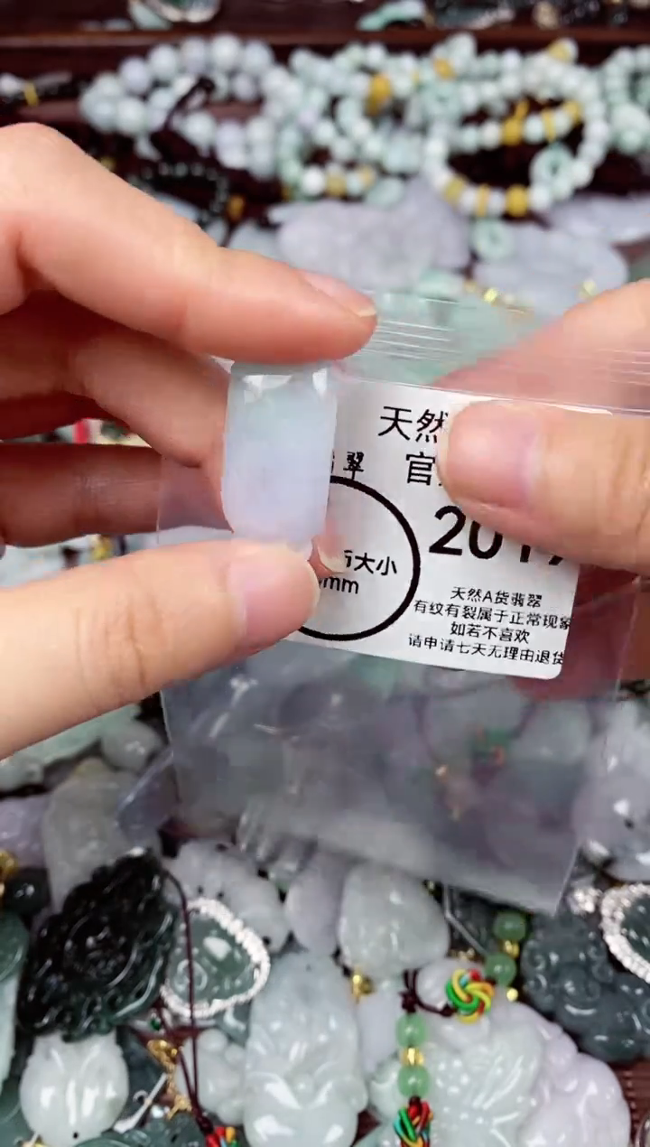 【闪购商品】翡翠颈饰未镶嵌天然A货翡翠2019