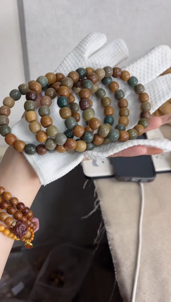 【闪购商品】菩提根/象牙果手串u71干磨酒桶10*11mm