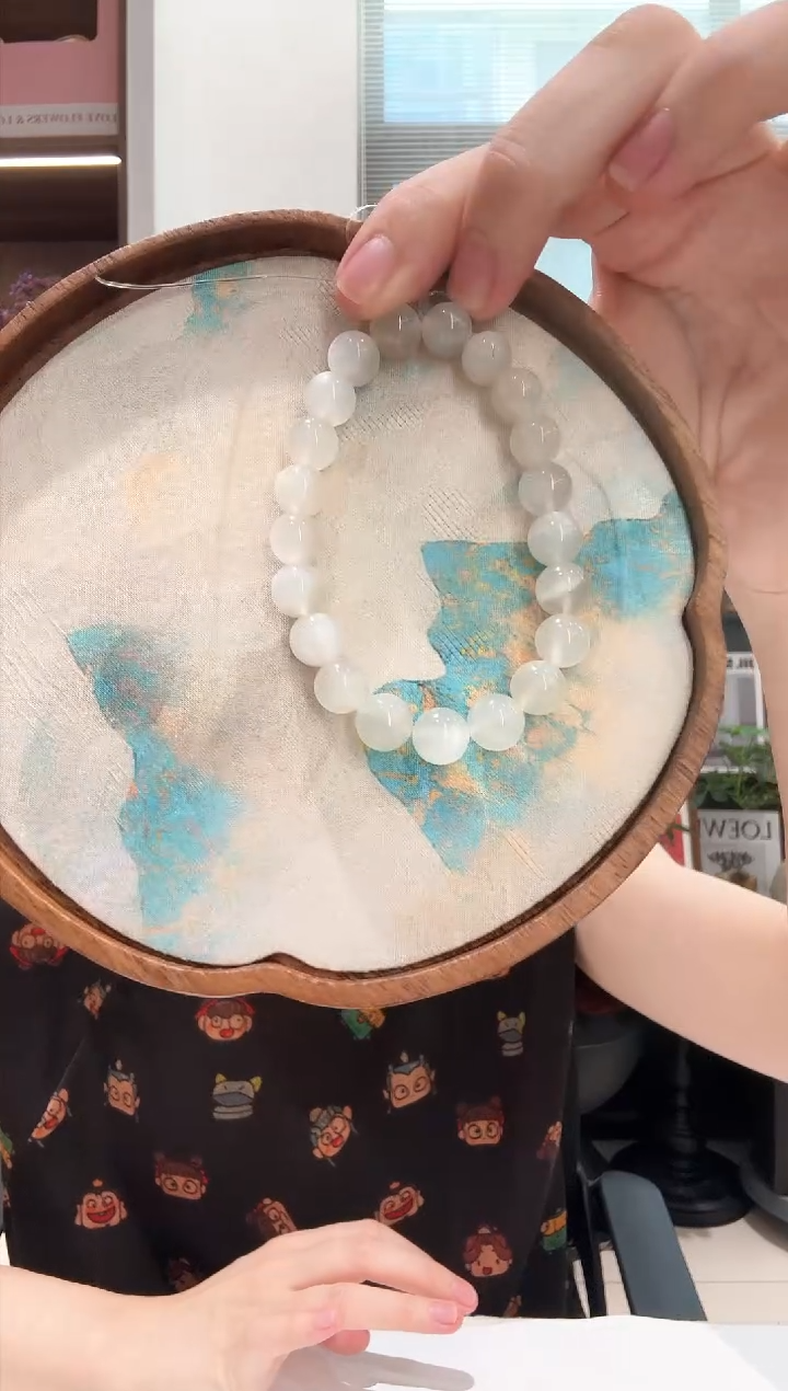 手串未镶嵌月光石精品白月光手串