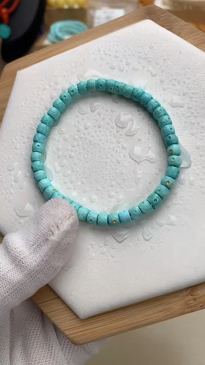 未镶嵌绿松石珠宝半成品43