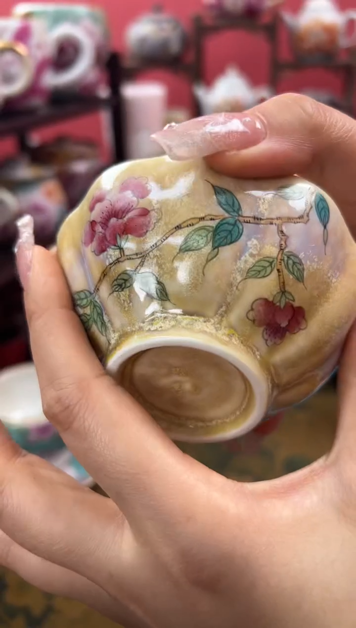 【闪购商品】清水柴烧手绘山水主人杯