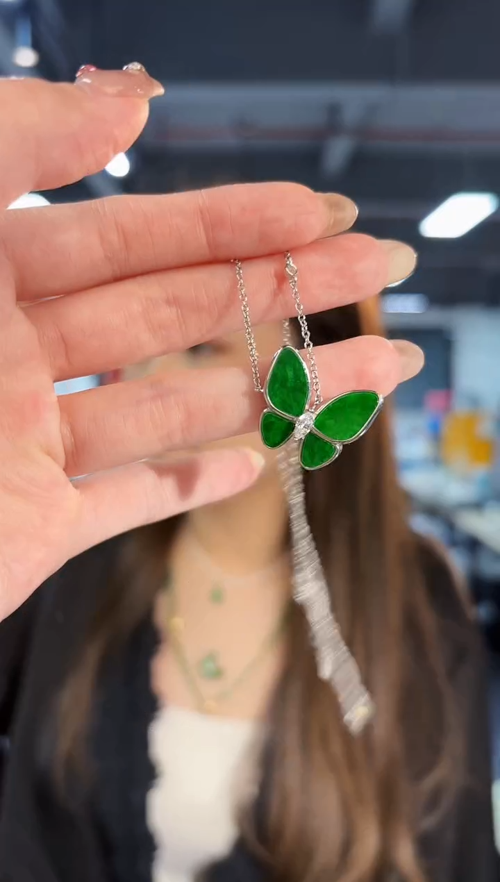 【闪购商品】翡翠颈饰未镶嵌缅料A货/支持复检/一件