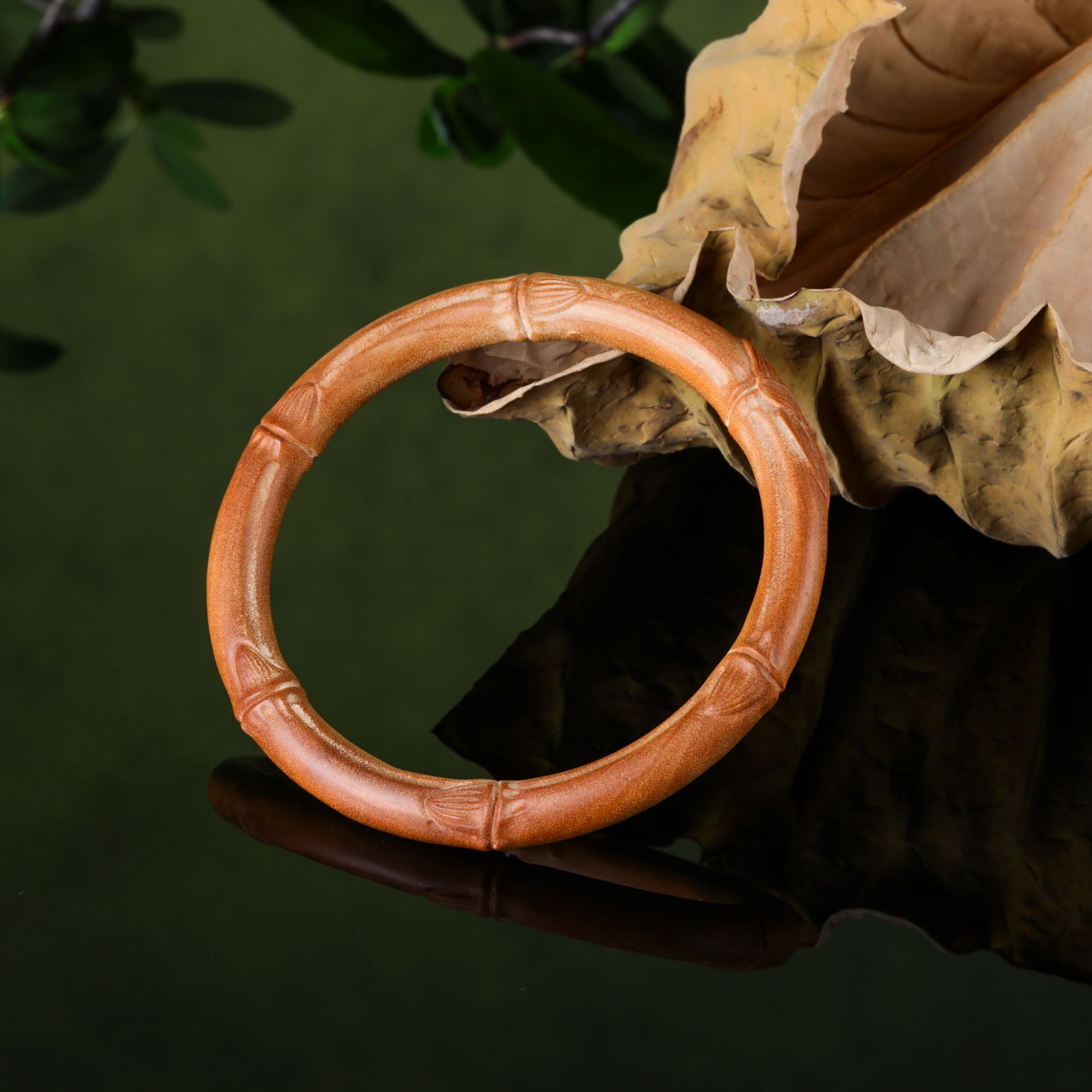 【意婵】《隐香镯》精品天然印度正区老山檀手镯-905704