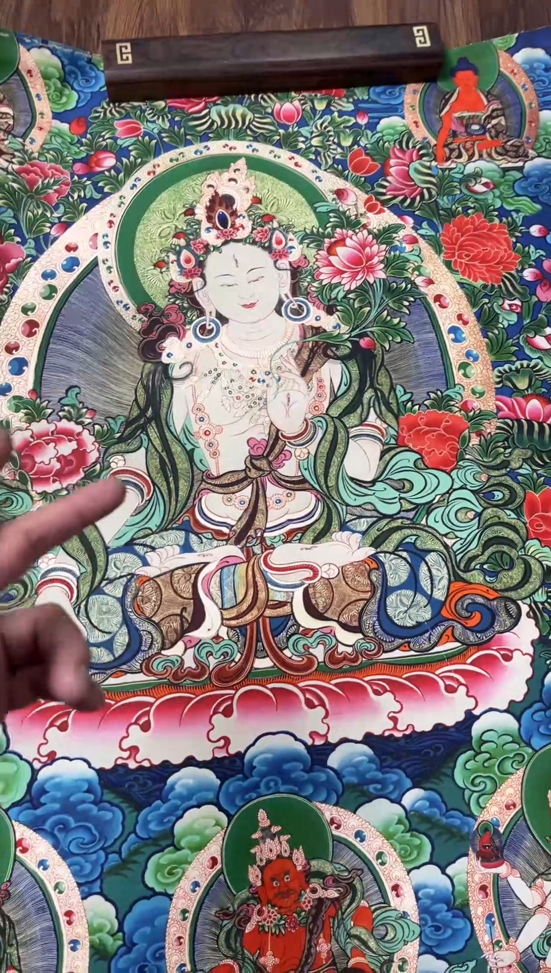 卷轴画老三的唐卡tk16