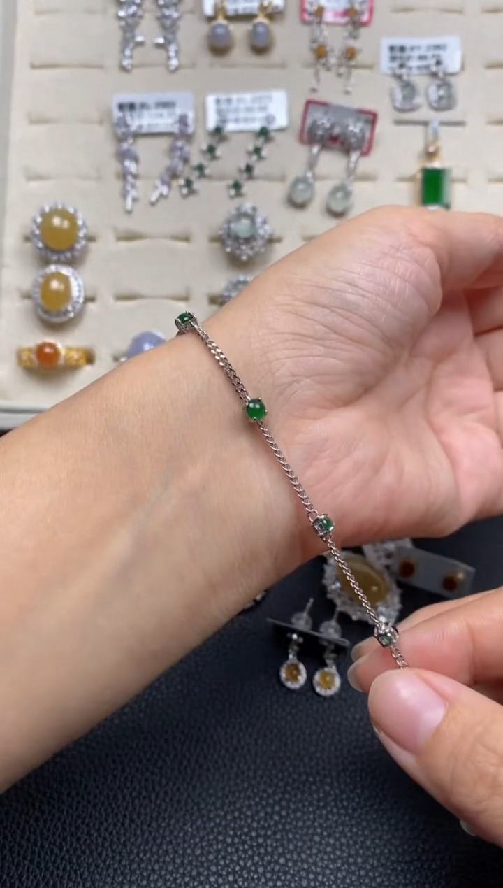 【闪购商品】翡翠戒指银S925镶嵌1111