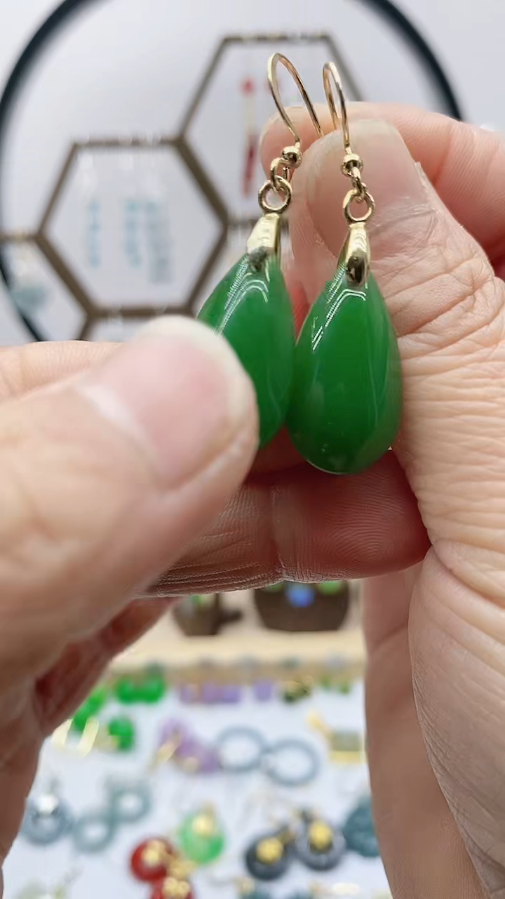 未镶嵌和田玉耳饰21