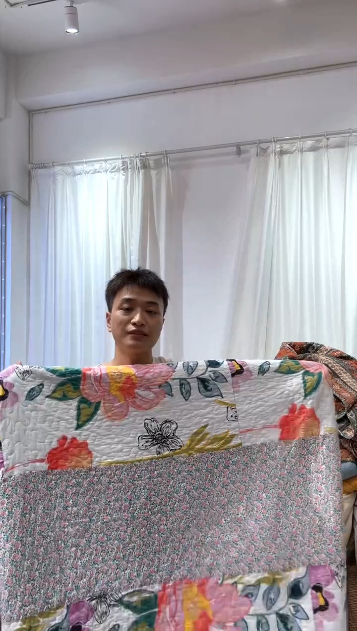 棉200*230纯棉床盖65号微瑕