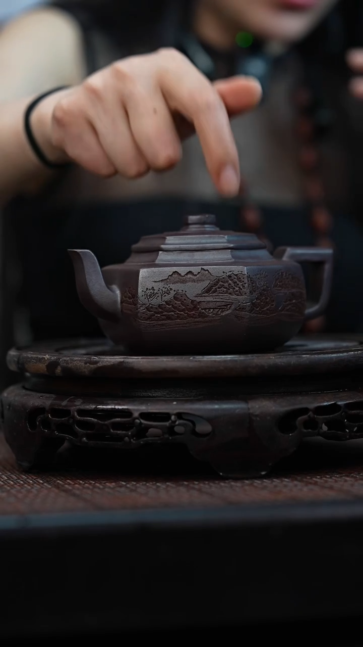 茶壶紫砂宜兴岁颐传砂原矿全手12