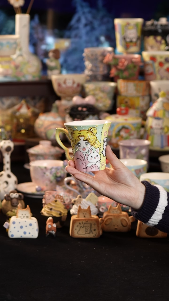 其他陶景德镇釉下彩手绘设计师款陶瓷