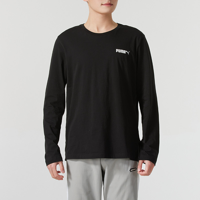 【达人专属】彪马长袖T恤男2025新款运动服休闲圆领套头衫 691339