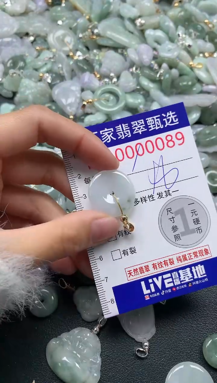 吊坠(不含链)未镶嵌翡翠0089