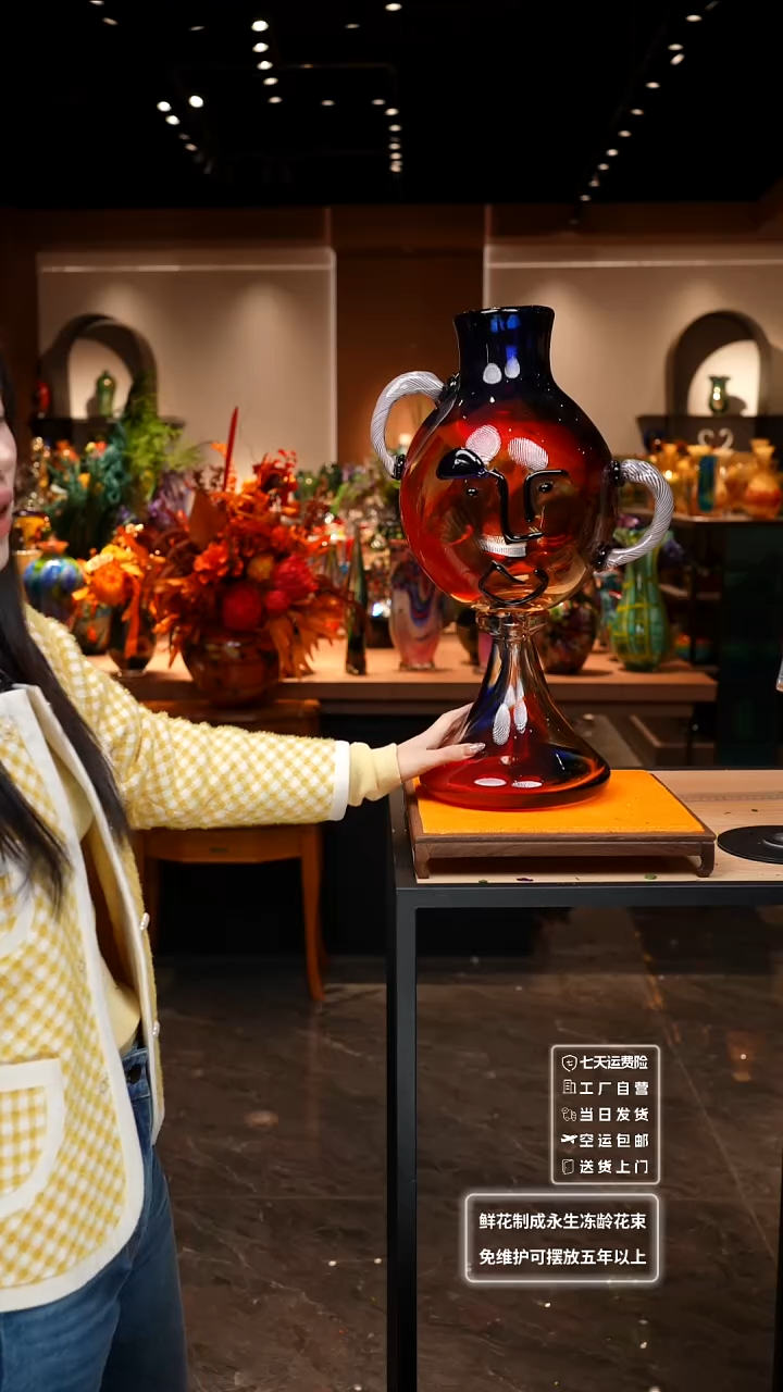 【闪购商品】瓶非遗原创手作艺术摆件花瓶