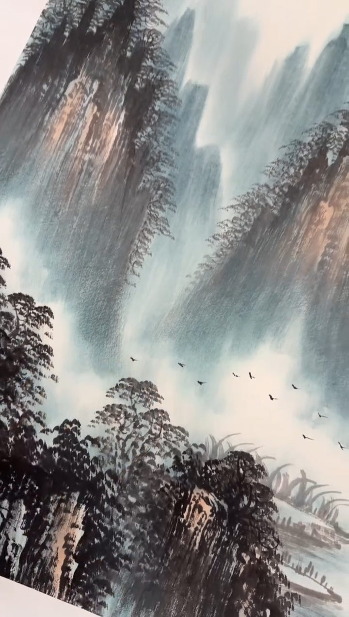 国画6赵隆轩美术馆李庆兴老师作品