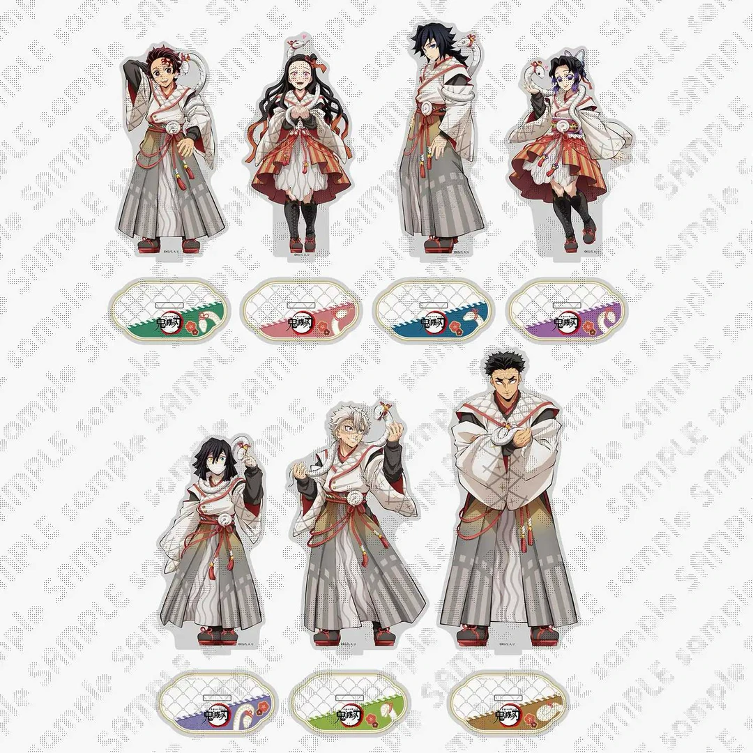 【沪版】鬼灭之刃 蛇年吧唧立牌 盲盒代拆