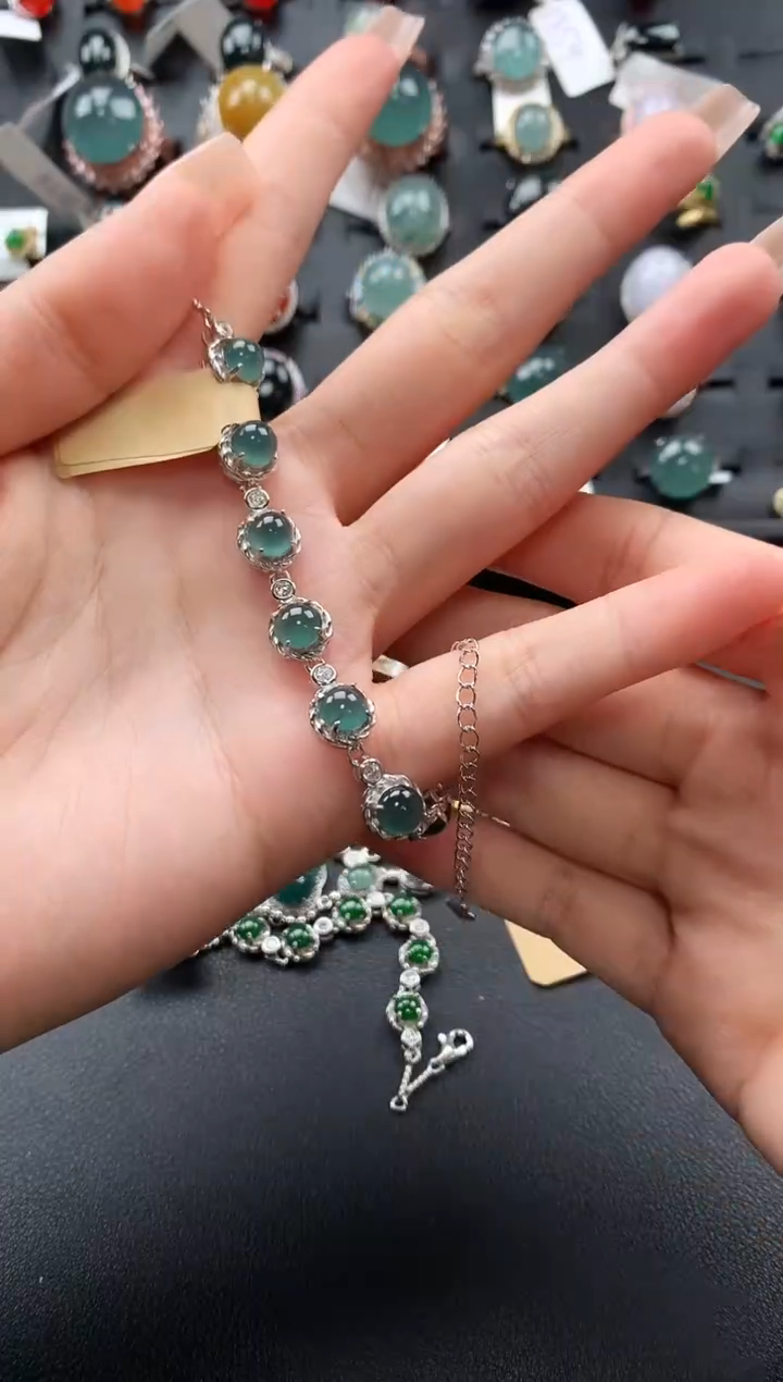 【闪购商品】翡翠戒指银S925镶嵌65868657