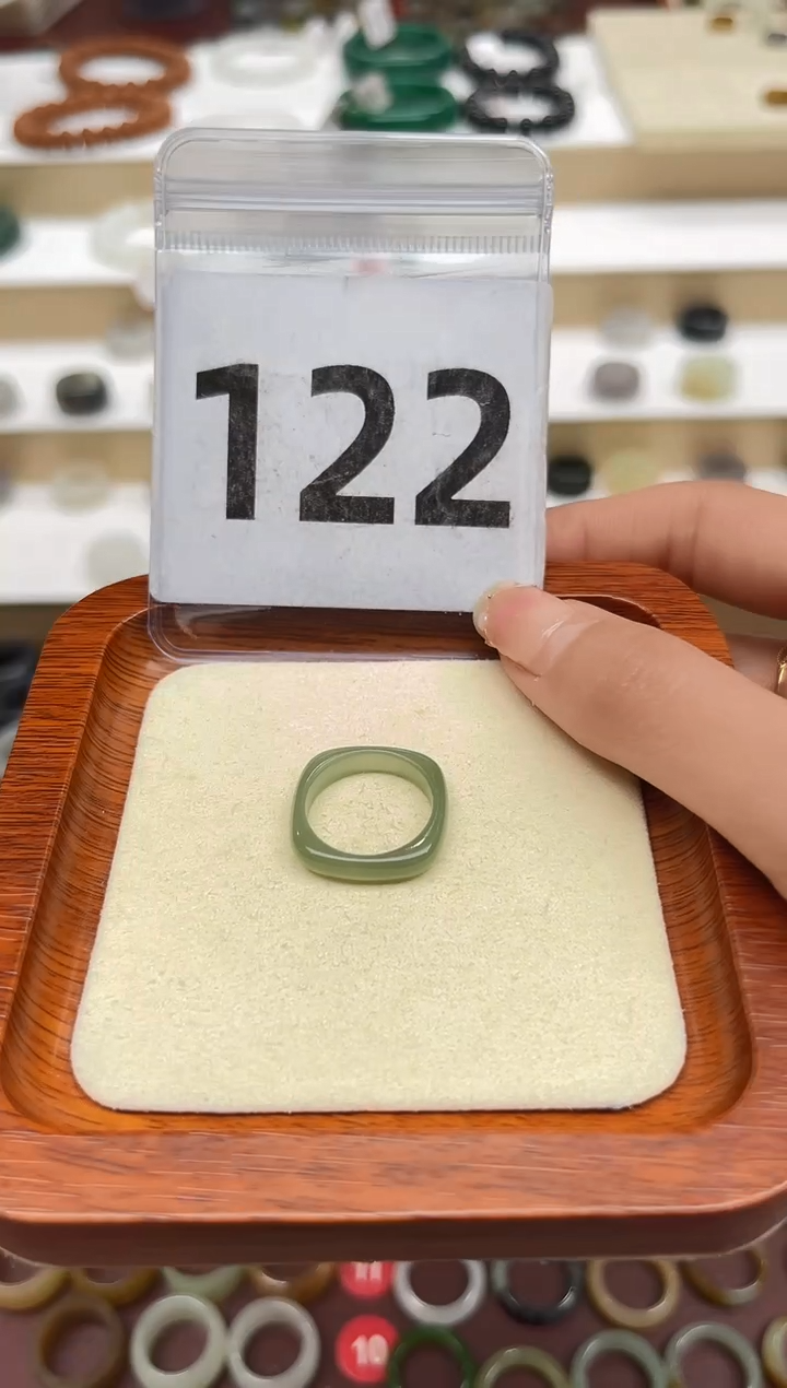 【闪购商品】和田玉戒指未镶嵌14号