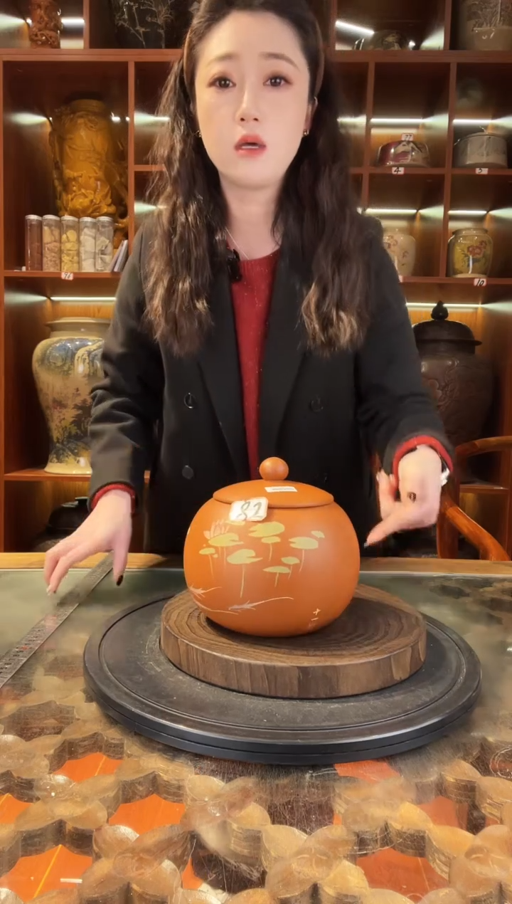 【闪购商品】缸云南建水紫陶复烧小茶罐@82