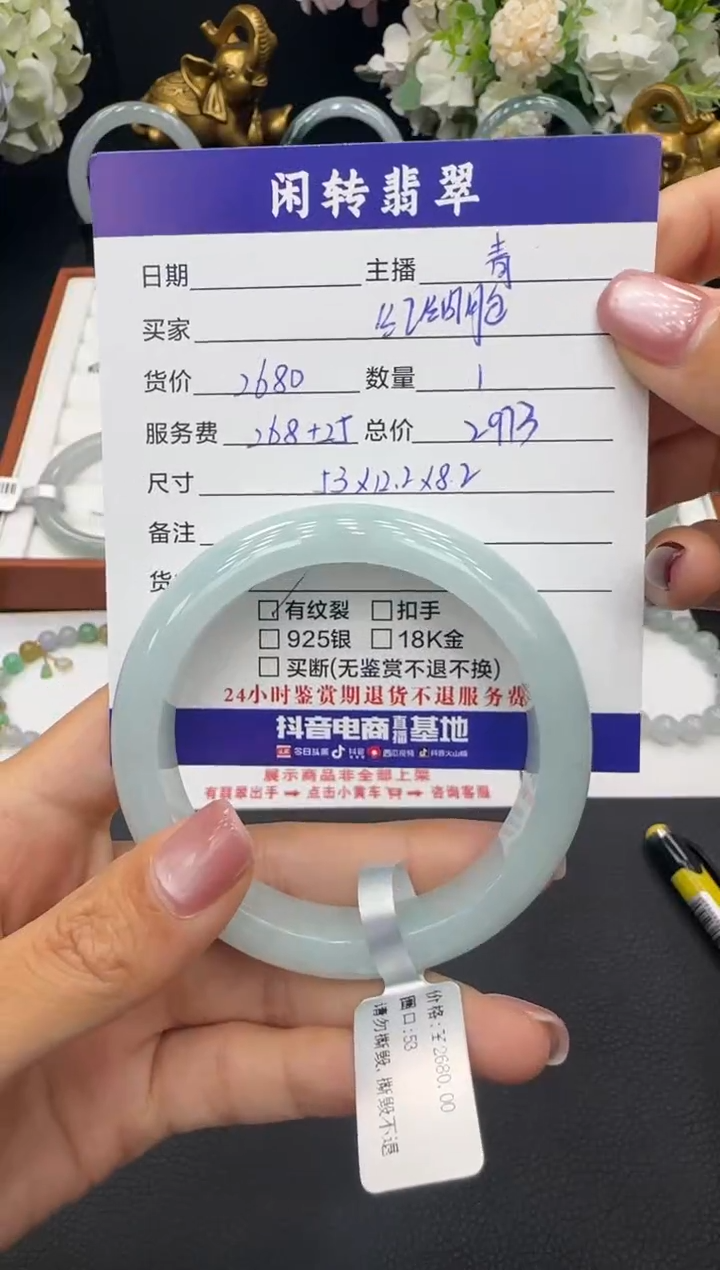 未镶嵌手镯翡翠网***胞手镯