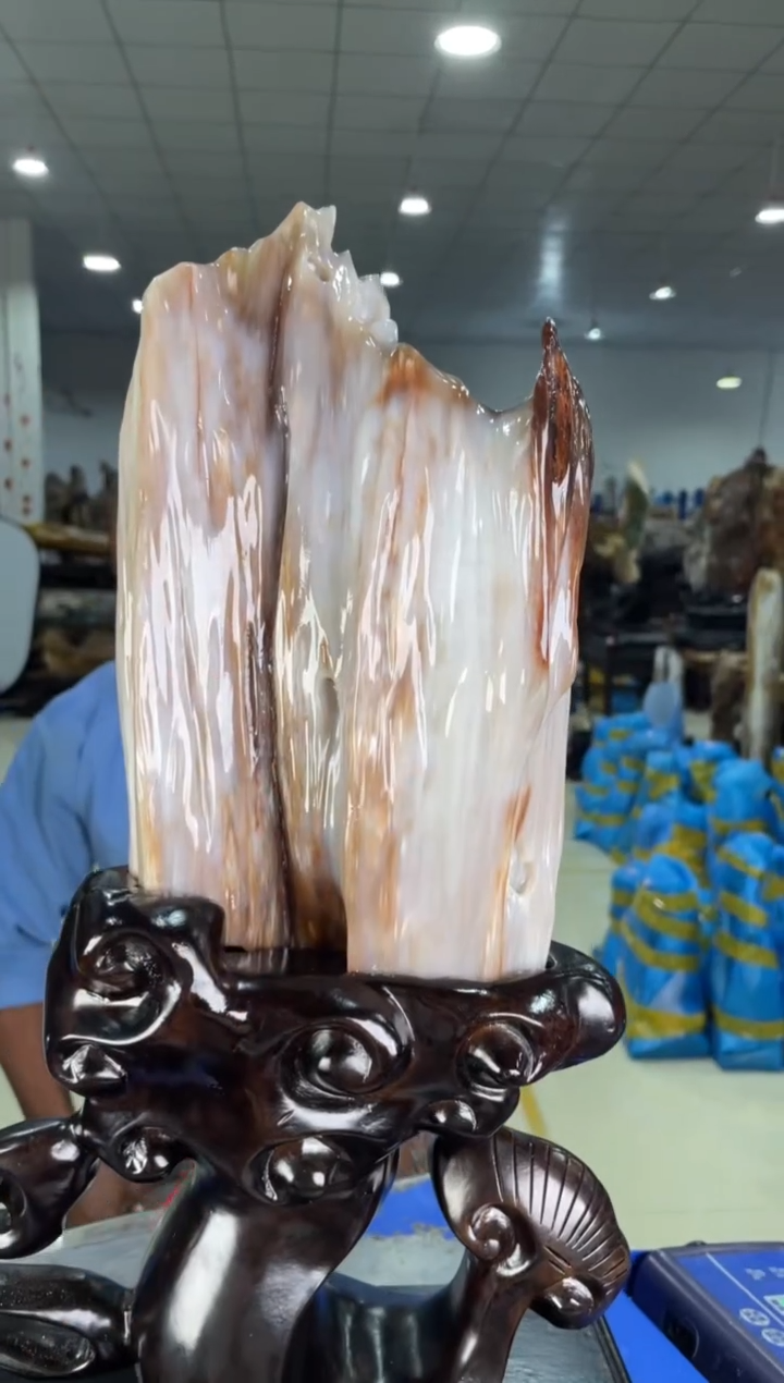 【闪购商品】硅化玉摆件未镶嵌27