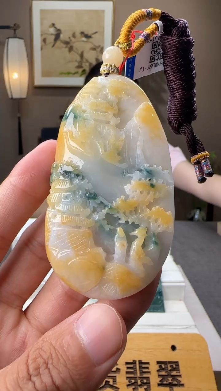 吊坠(不含链)未镶嵌翡翠AR@@960Q1J15555