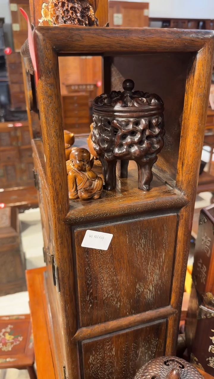 【闪购商品】木木艺紫檀高镂空香炉168.888