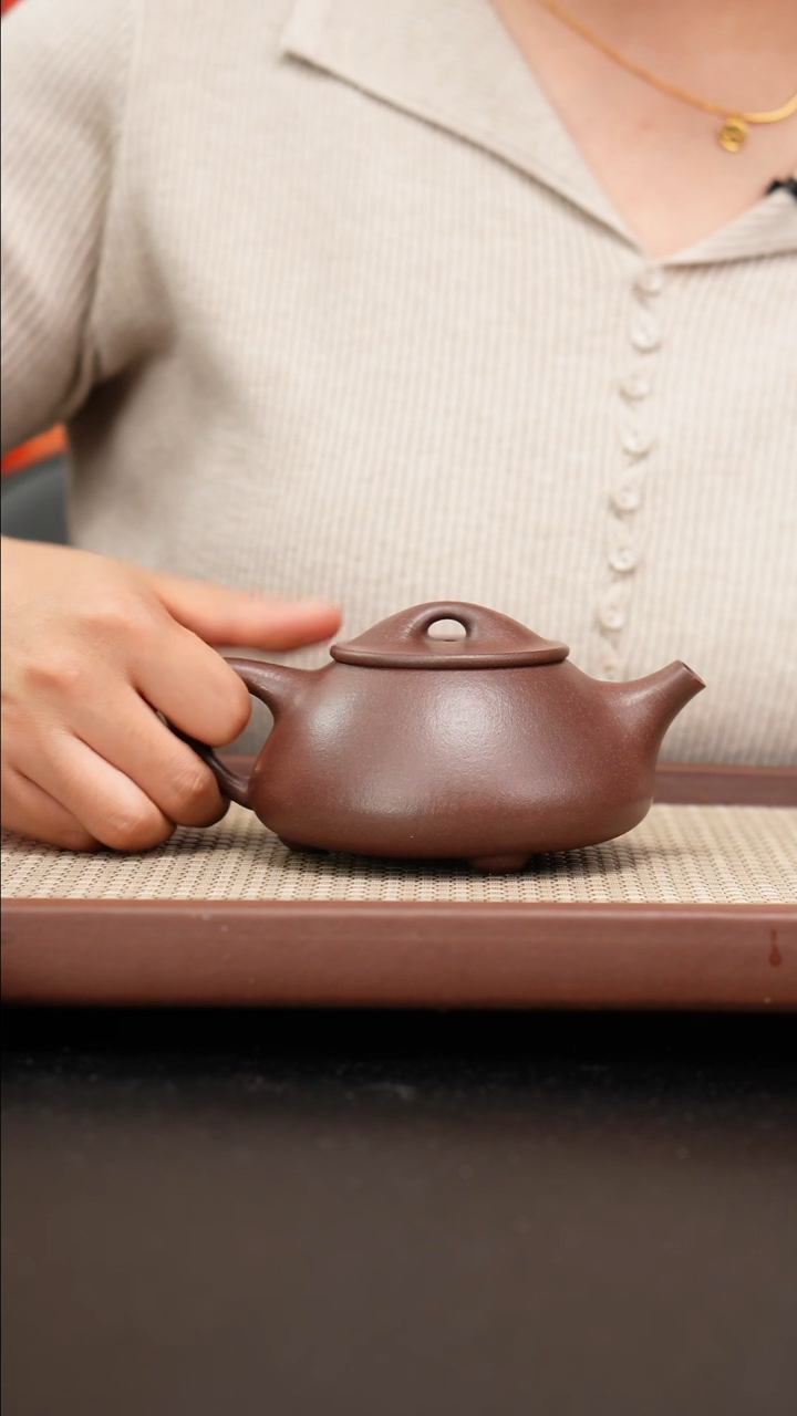 【闪购商品】紫砂茶壶全手工底曹清景舟石瓢