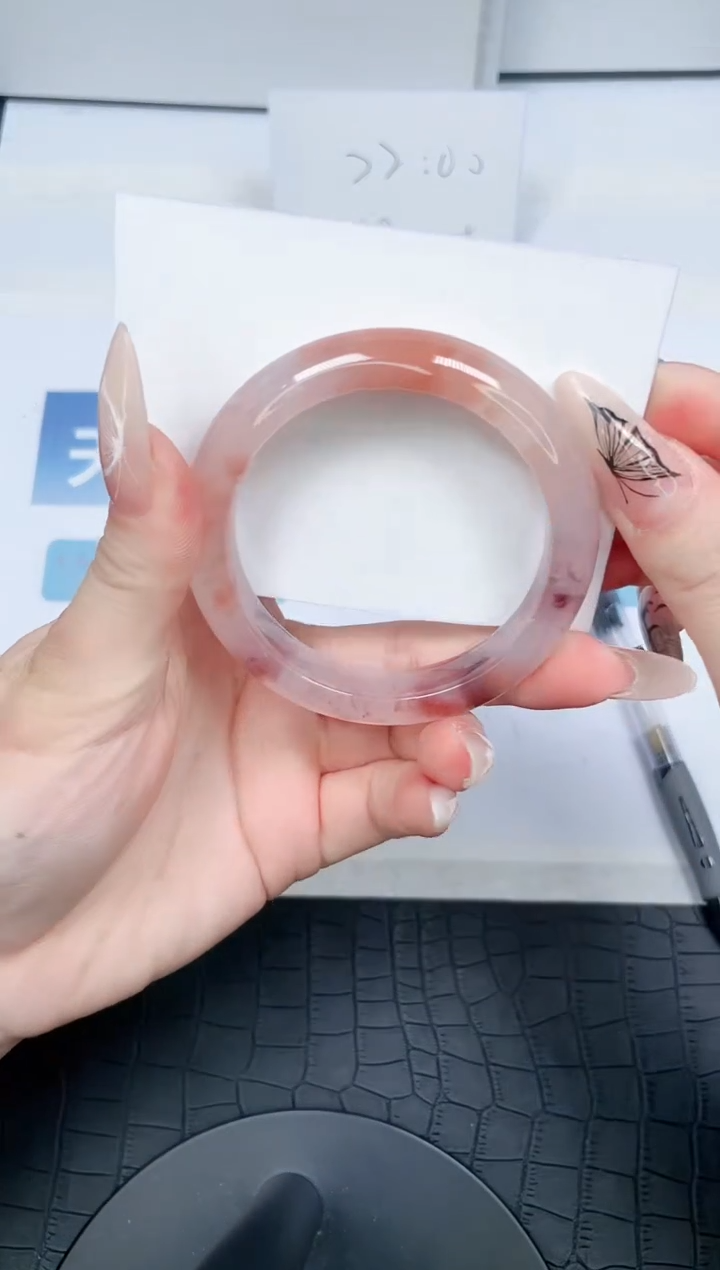 【闪购商品】石英质玉手镯未镶嵌M199-54.5