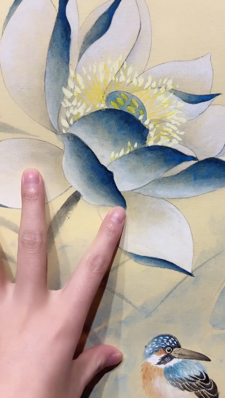 国画秦燕格国画手绘作品Y10