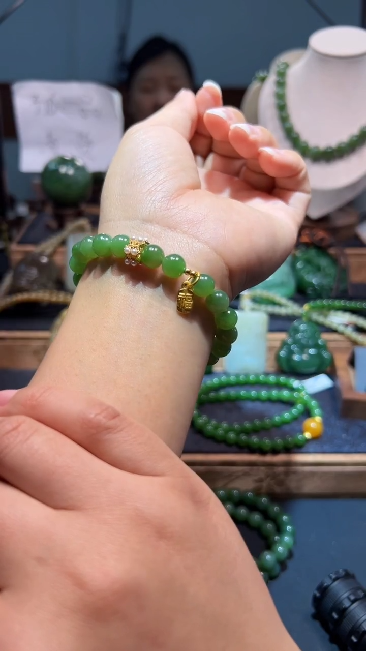未镶嵌手串和田玉（碧玉）1