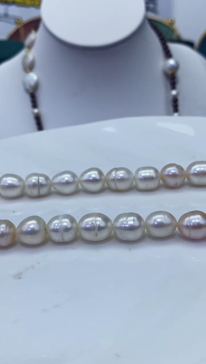 淡水珍珠未镶嵌项链珍珠项链