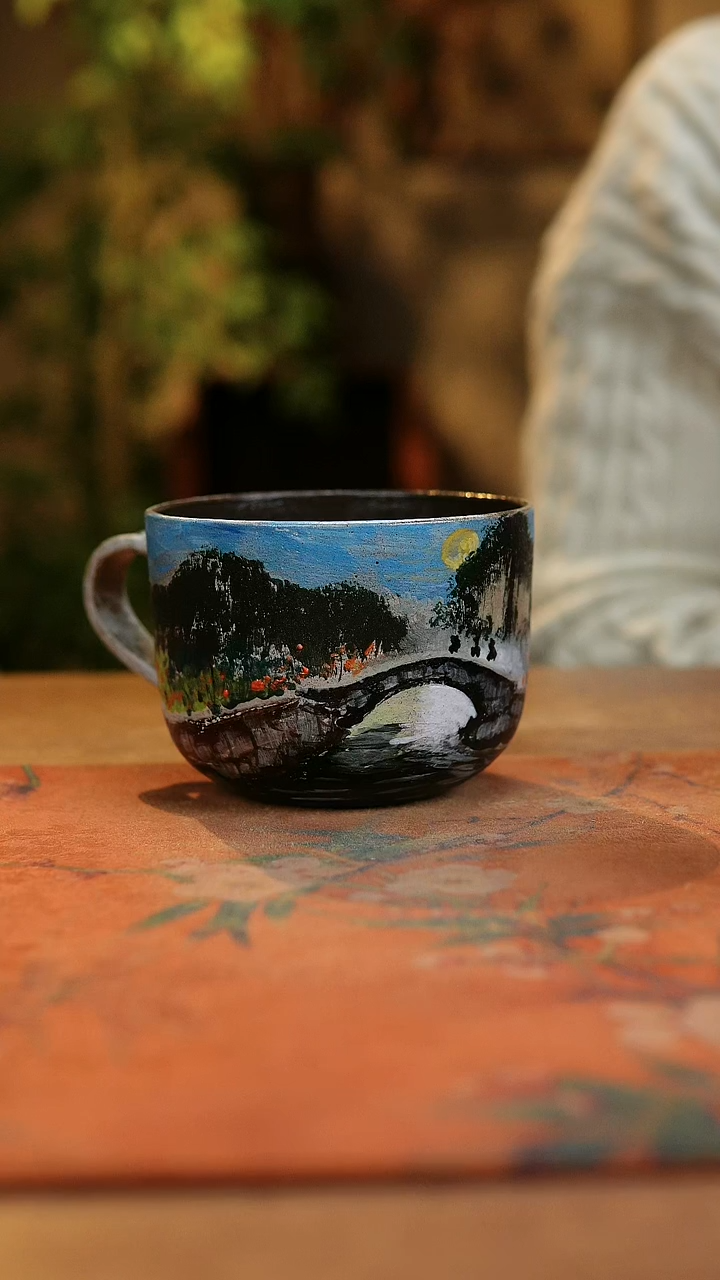 【闪购商品】瓷片1093景德镇手工手绘釉下彩高温瓷