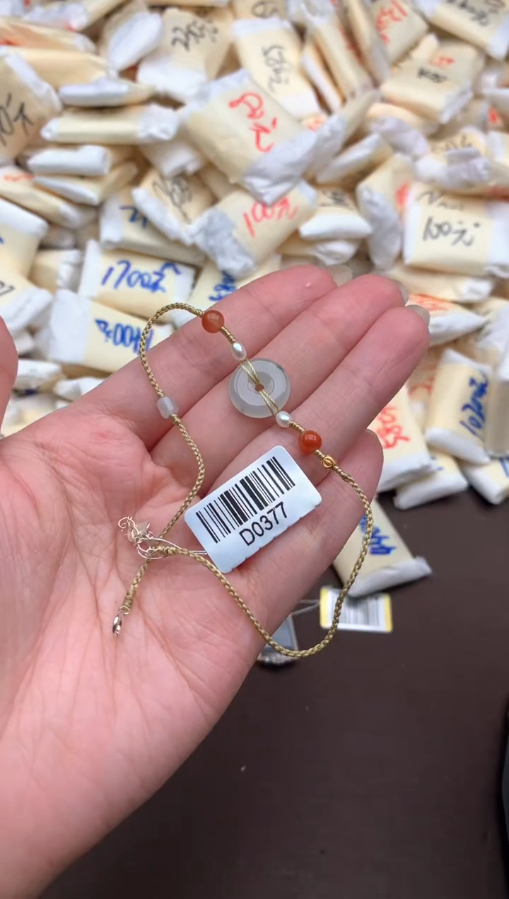 【闪购商品】翡翠脚饰银S925镶嵌一